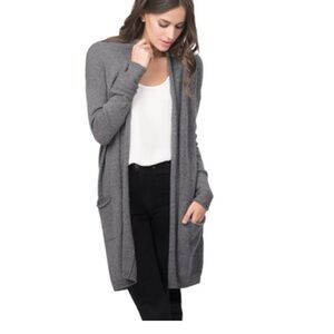 Cuyana Single-Original Open Cashmere Cardigan